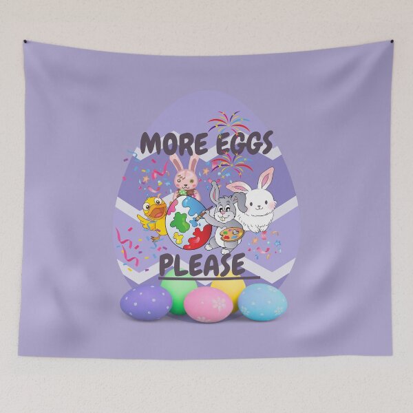 Item preview, More colored eggs please designed and sold by rocklegends99.