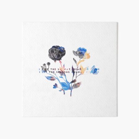 Lorde Writer in the Dark lyrics Art Board Print