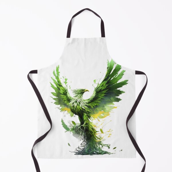 Item preview, Rising Phoenix, Fire Phoenix, Mythical, Bird Intense Green Design designed and sold by EnzoZs.