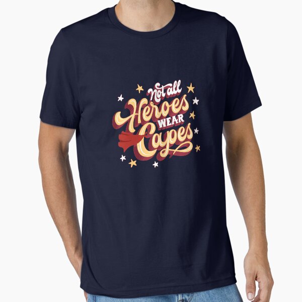 Item preview, Not All Heroes Wear Capes designed and sold by ManiaPupShop.