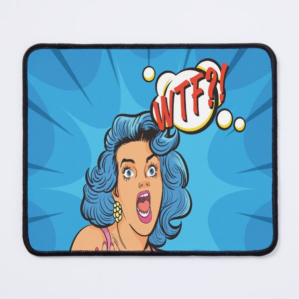 Item preview, Pop Art WTF GIRL designed and sold by GaryDobson.