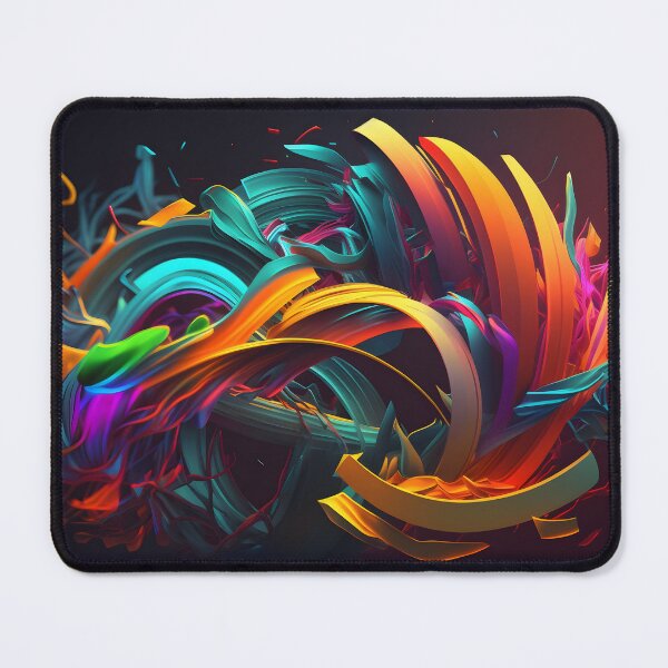 Item preview, Abstract Swirling Colour Forms designed and sold by PeteRascal.