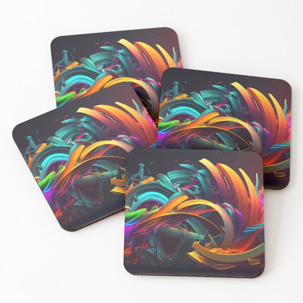Item preview, Abstract Swirling Colour Forms  designed and sold by PeteRascal.