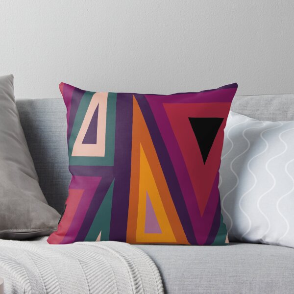 Item preview, Warm, Multi Colour, Triangles, Abstract, Retro, Large Print Pattern  designed and sold by OneThreeSix.