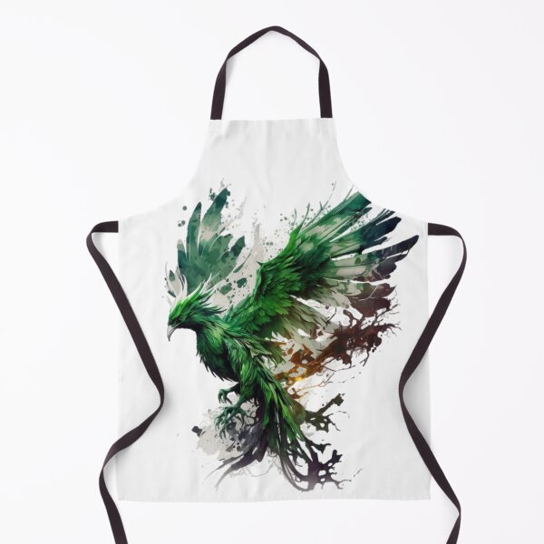 Item preview, Rising Phoenix, Fire Phoenix, Mythical, Bird Intense, Green, Design designed and sold by EnzoZs.
