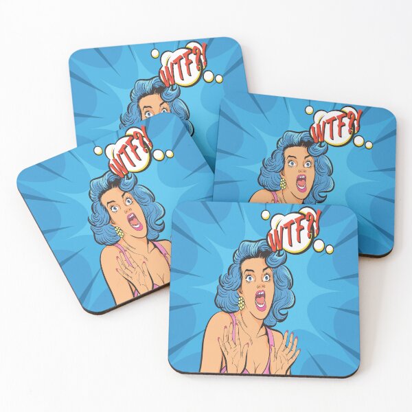 Item preview, Pop Art WTF GIRL designed and sold by GaryDobson.