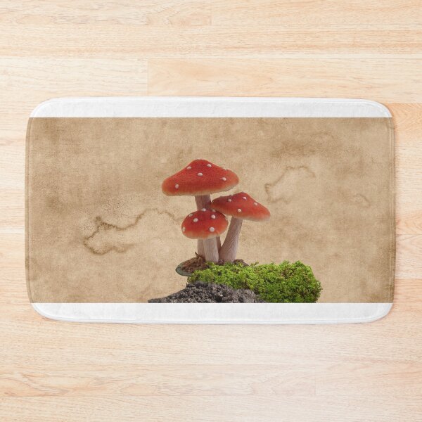 Item preview, Vintage mushrooms in the woods designed and sold by HearthDesign.