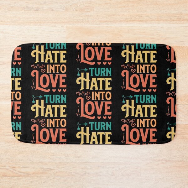 Item preview, Turn Hate Into Love Inspirational Saying Vintage designed and sold by Designer-Girl.