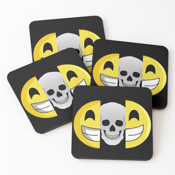 Item preview, Smiling skull designed and sold by motivationhood.