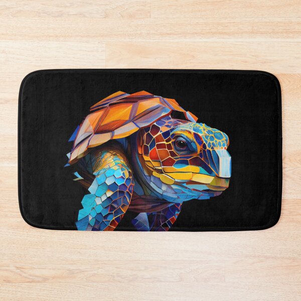 Item preview, Abstract Turtle Art: A Colorful Twist on Wildlife Imagery designed and sold by FiveIntentions.