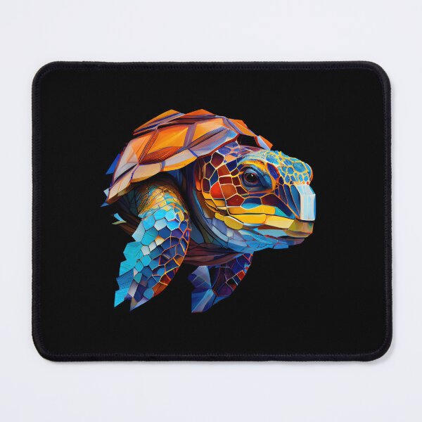 Item preview, Abstract Turtle Art: A Colorful Twist on Wildlife Imagery designed and sold by FiveIntentions.