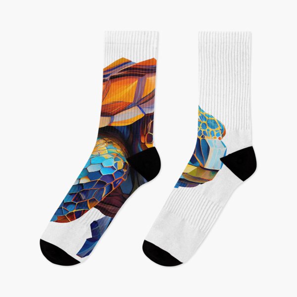 Item preview, Abstract Turtle Art: A Colorful Twist on Wildlife Imagery designed and sold by FiveIntentions.