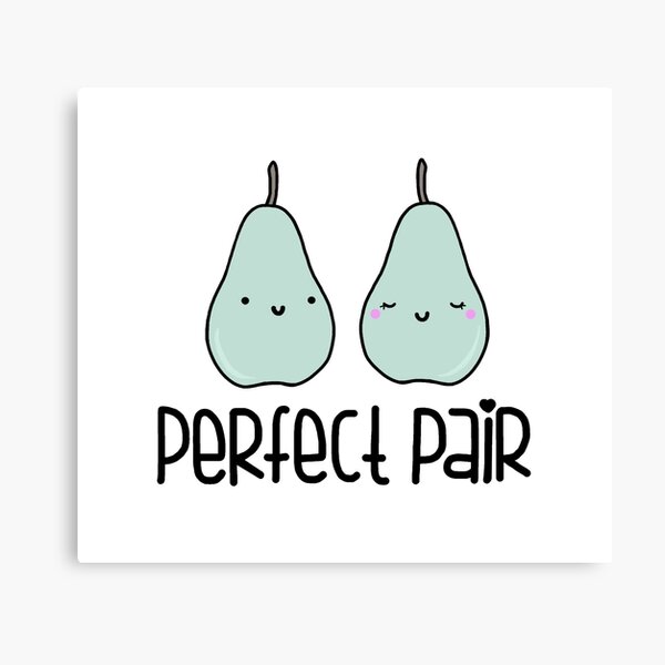 Perfect Pair Canvas Print