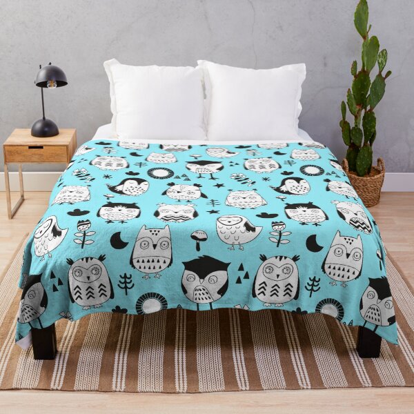 Item preview, Cute Doodle Owls Pattern designed and sold by KOTOdesign.