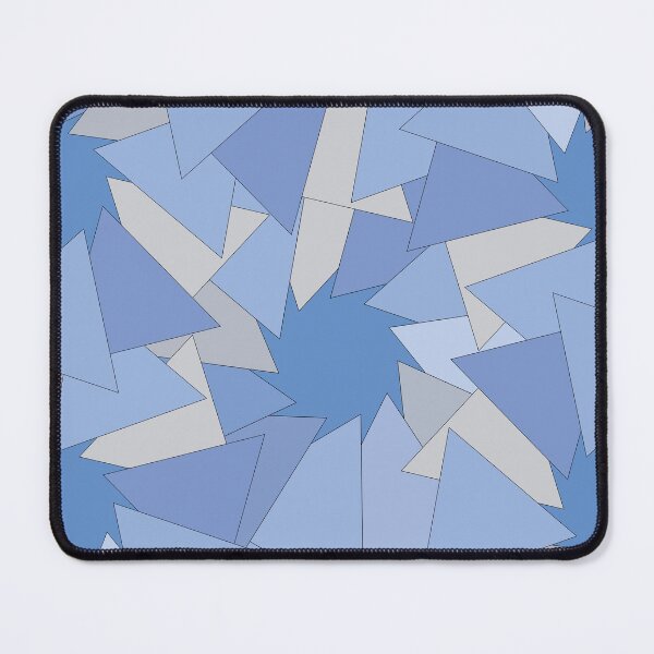Item preview, abstract blue triangles designed and sold by SunGraphicArt.