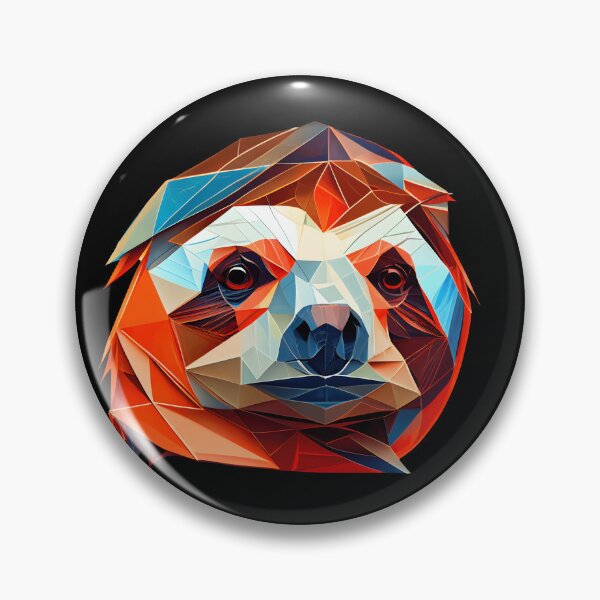 Item preview, Abstract Sloth Art: A Colorful Twist on Wildlife Imagery designed and sold by FiveIntentions.