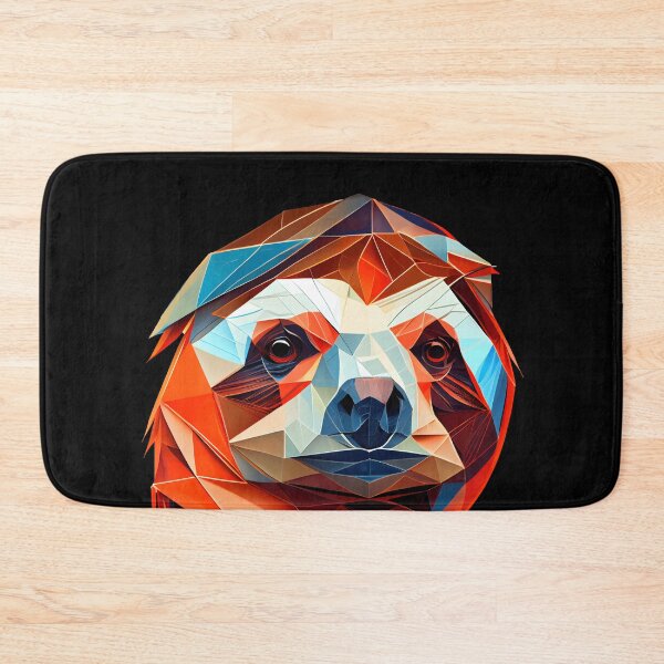 Item preview, Abstract Sloth Art: A Colorful Twist on Wildlife Imagery designed and sold by FiveIntentions.