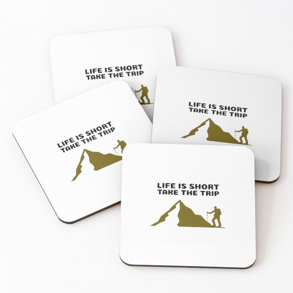 Item preview, life is short take the trip - wander mountains hiking van life camping van travel trip designed and sold by STELATO.