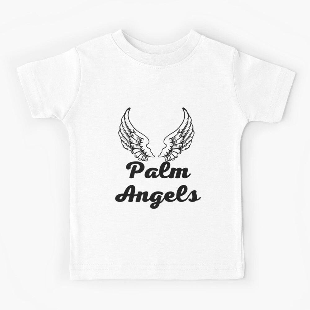 Palm Angels Kids logo-print Cotton-jersey T-Shirt - Boys - Blue Clothing - 12