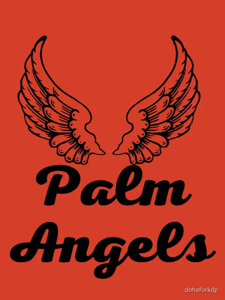 Palm Angels Painted College T-shirt Off White/Red