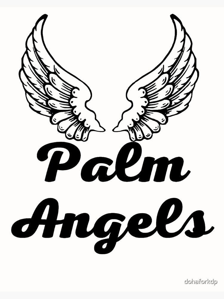 Palm Angels PMBB058C99FLE003 CURVED LOGO Hoodie Black