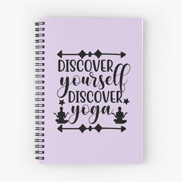 Item preview, Yoga Quote Discover Yourself Discover Yoga Motivational Saying designed and sold by SoccaTamam.
