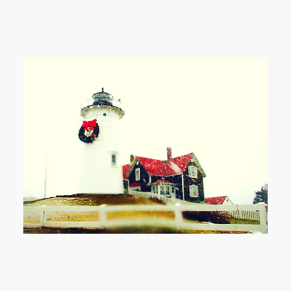 Cape Cod Christmas Photographic Print