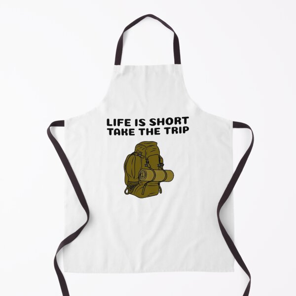Item preview, life is short take the trip - wander life hiking mountain bagpack van life camping van travel trip designed and sold by STELATO.