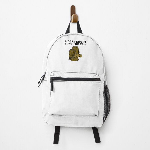 Item preview, life is short take the trip - wander life hiking mountain bagpack van life camping van travel trip designed and sold by STELATO.