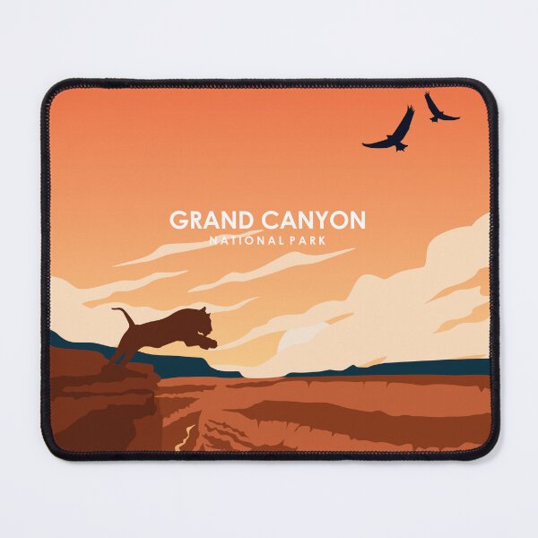 Item preview, Grand Canyon Vintage Minimal Retro National Park Travel Poster designed and sold by Stadify.