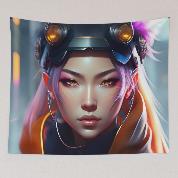 Item preview, Cyberpunk Girl designed and sold by laurasgallery.