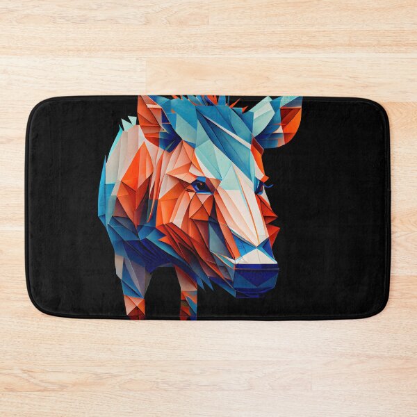 Item preview, Abstract Wild Boar Art: A Colorful Twist on Wildlife Imagery designed and sold by FiveIntentions.