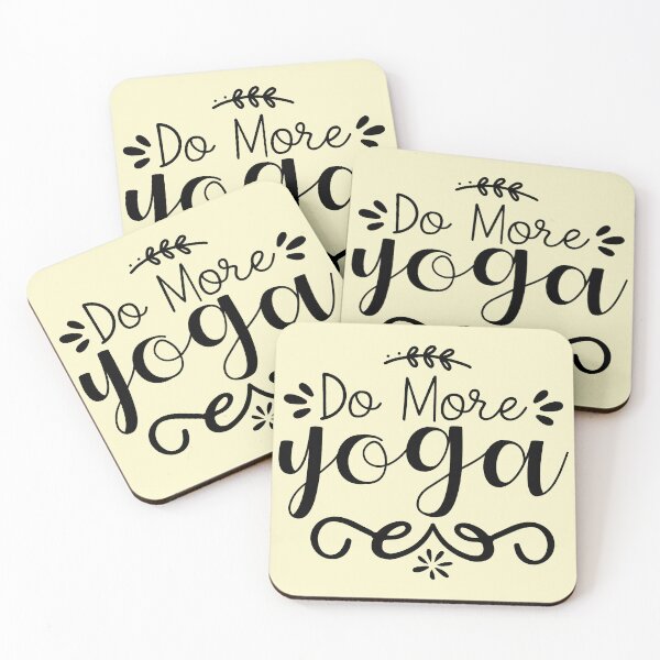 Item preview, Yoga Quote Do More Yoga Motivational Saying designed and sold by SoccaTamam.