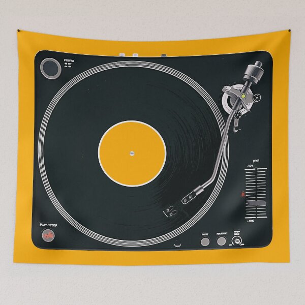 Item preview, Dee Jay vinyl recorder - Yellow Dj vinyl recorder designed and sold by PeterADesign.