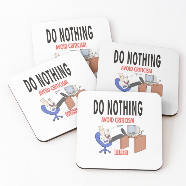 Item preview, 990s Dilbert Do Nothing Avoid Criticism Trending designed and sold by MildredGre.