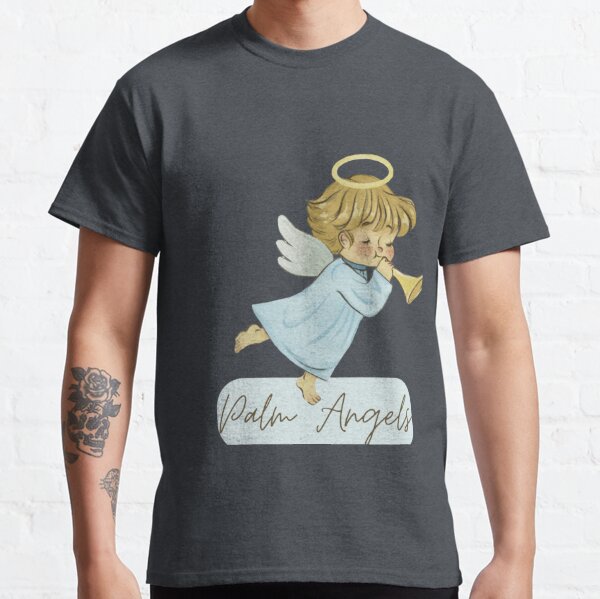 Vlone Palms Angels Tee  Palm angels, Printed shirts, New t shirt
