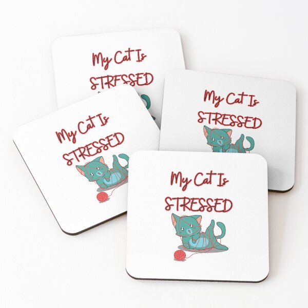 Item preview, MY CAT IS STRESSED designed and sold by motivationhood.