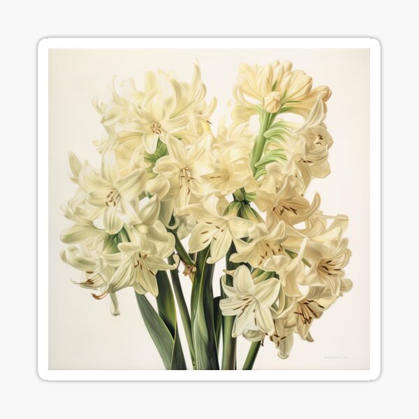 Aperçu de l'œuvre Cream Hyacinth  créée et vendue par Vanover Designs.
