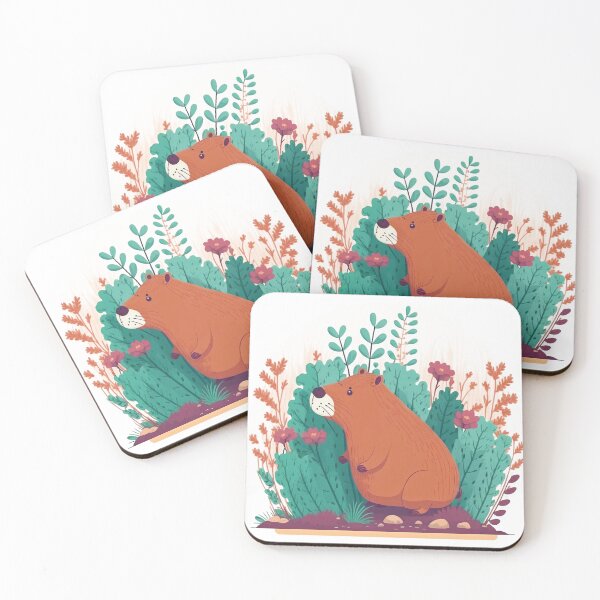 Aperçu de l'œuvre Capybara Art créée et vendue par ManiaPopShop.