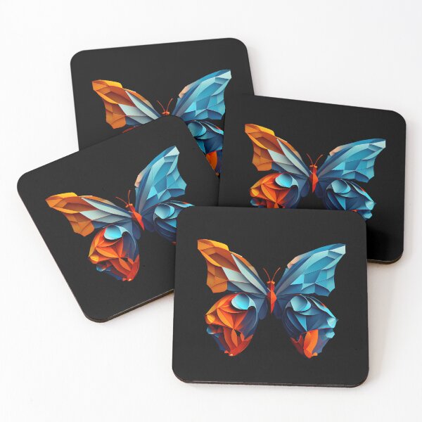Item preview, Abstract Butterfly Art: A Colorful Twist on Wildlife Imagery designed and sold by FiveIntentions.