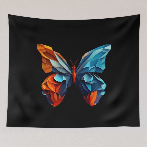Item preview, Abstract Butterfly Art: A Colorful Twist on Wildlife Imagery designed and sold by FiveIntentions.