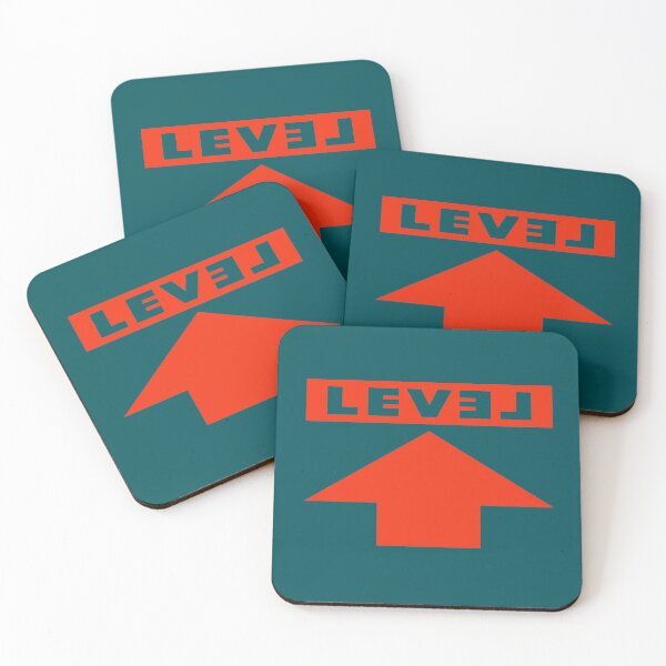 Item preview, Copy of Level Up (red) original design designed and sold by pop-and-bee.