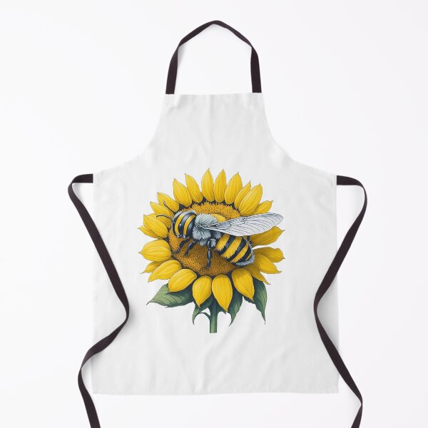 Item preview, bee on a sunflower designed and sold by palpadin.