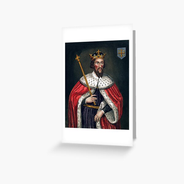 Alfred .. Great Ruler AD871-899 Saxons & Danes Atlas Kings & Queens GB Maxi  Card