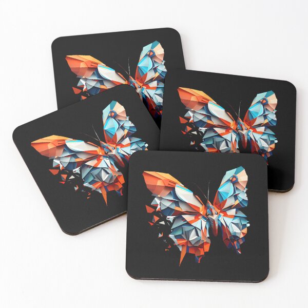 Item preview, Abstract Butterfly: A Colorful Twist on Wildlife Imagery designed and sold by FiveIntentions.