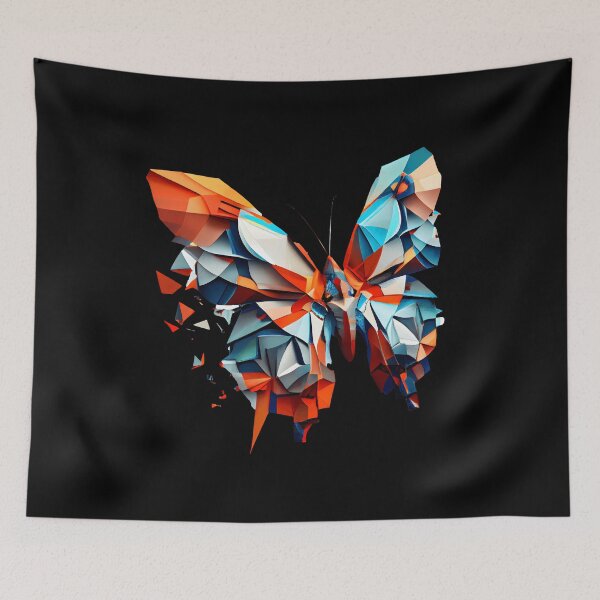 Item preview, Abstract Butterfly: A Colorful Twist on Wildlife Imagery designed and sold by FiveIntentions.