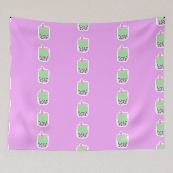 Item preview, green and purple bubble tea designed and sold by robotnerd.