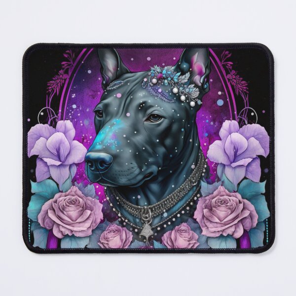 Item preview, Black Bull Terrier designed and sold by Nocturne Paws.