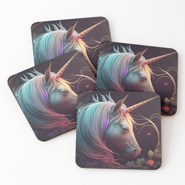 Item preview, Abstract Unicorn Face Art designed and sold by PeteRascal.