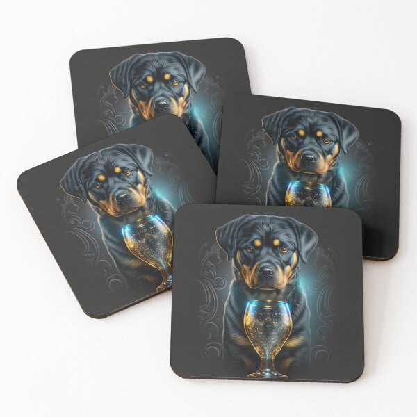 Item preview, Glowy Rottweiler  designed and sold by Nocturne  Paws.